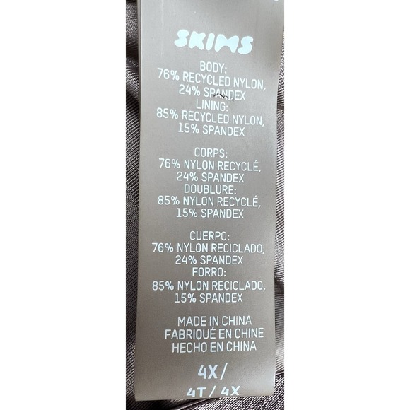 Skims Plunge Bikini Top Bra Camouflage Non-Padded Wire Free Sz 4XL Beach Resort - Picture 6 of 7